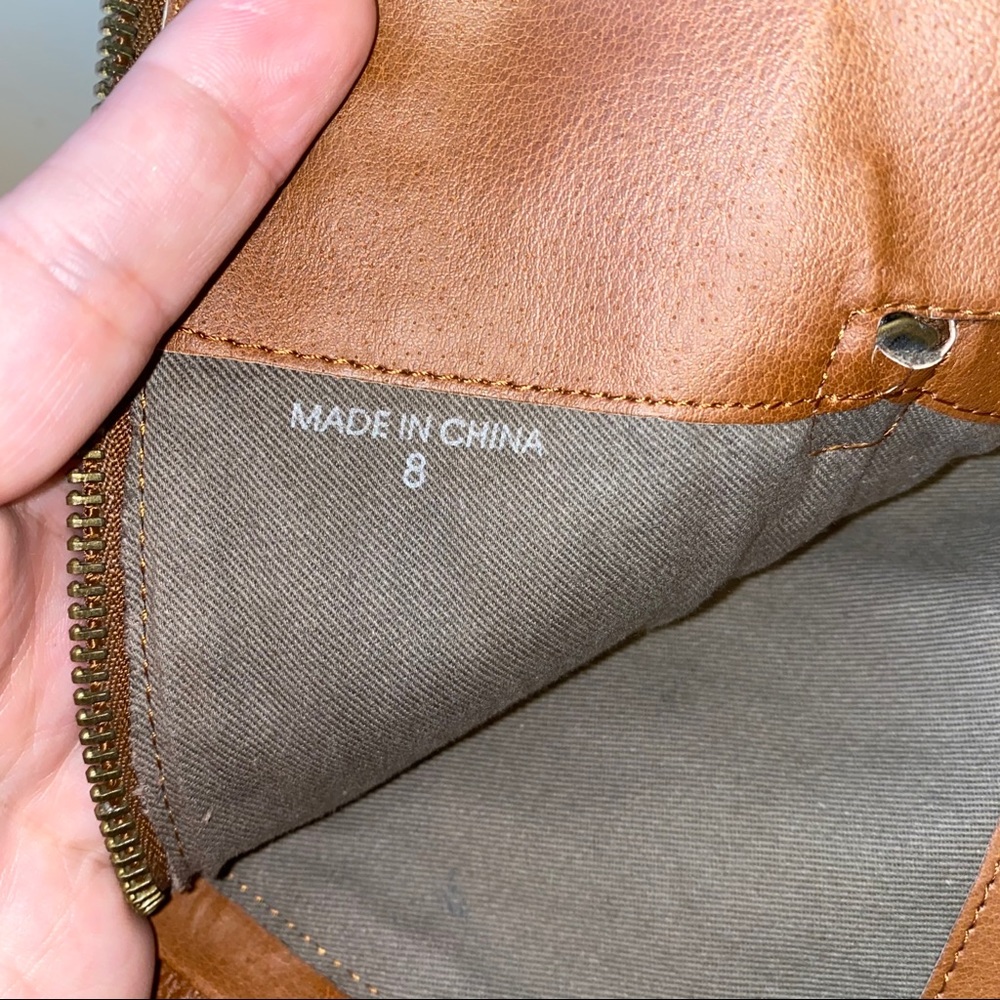 Dolce Vita Knee High Tall Tan Leather Boots 8 - Picture 8 of 10